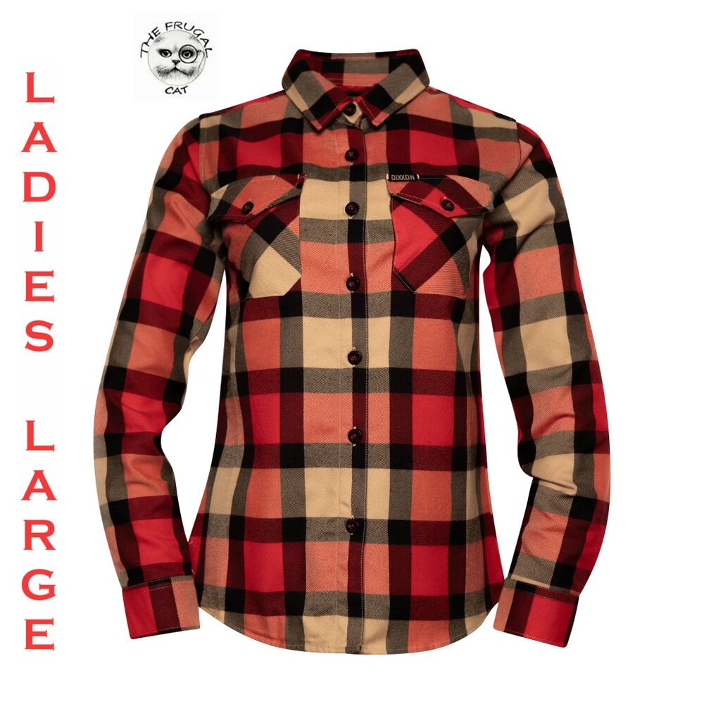 DIXXON FLANNEL - BLOODLINE Flannel Shirt - Women's Large